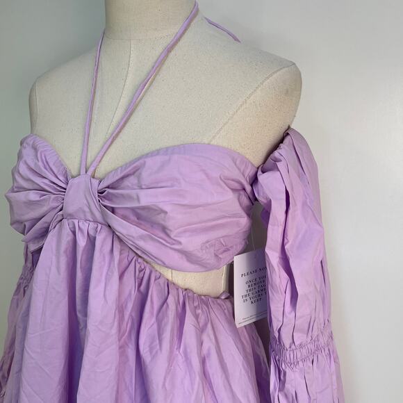 Alamour Dalida Mini Dress Lilac Purple Party Cocktail - Picture 5 of 12